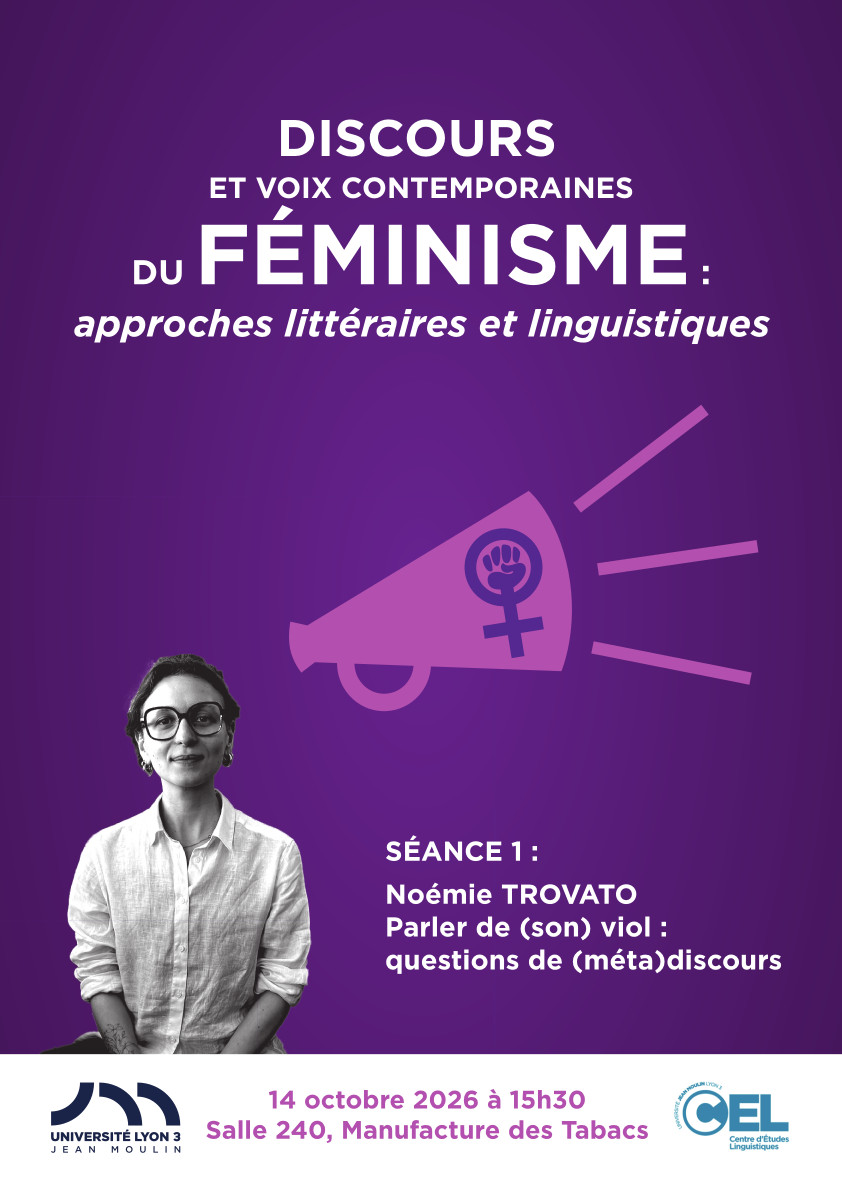 Discours du féminisme #1 - affiche