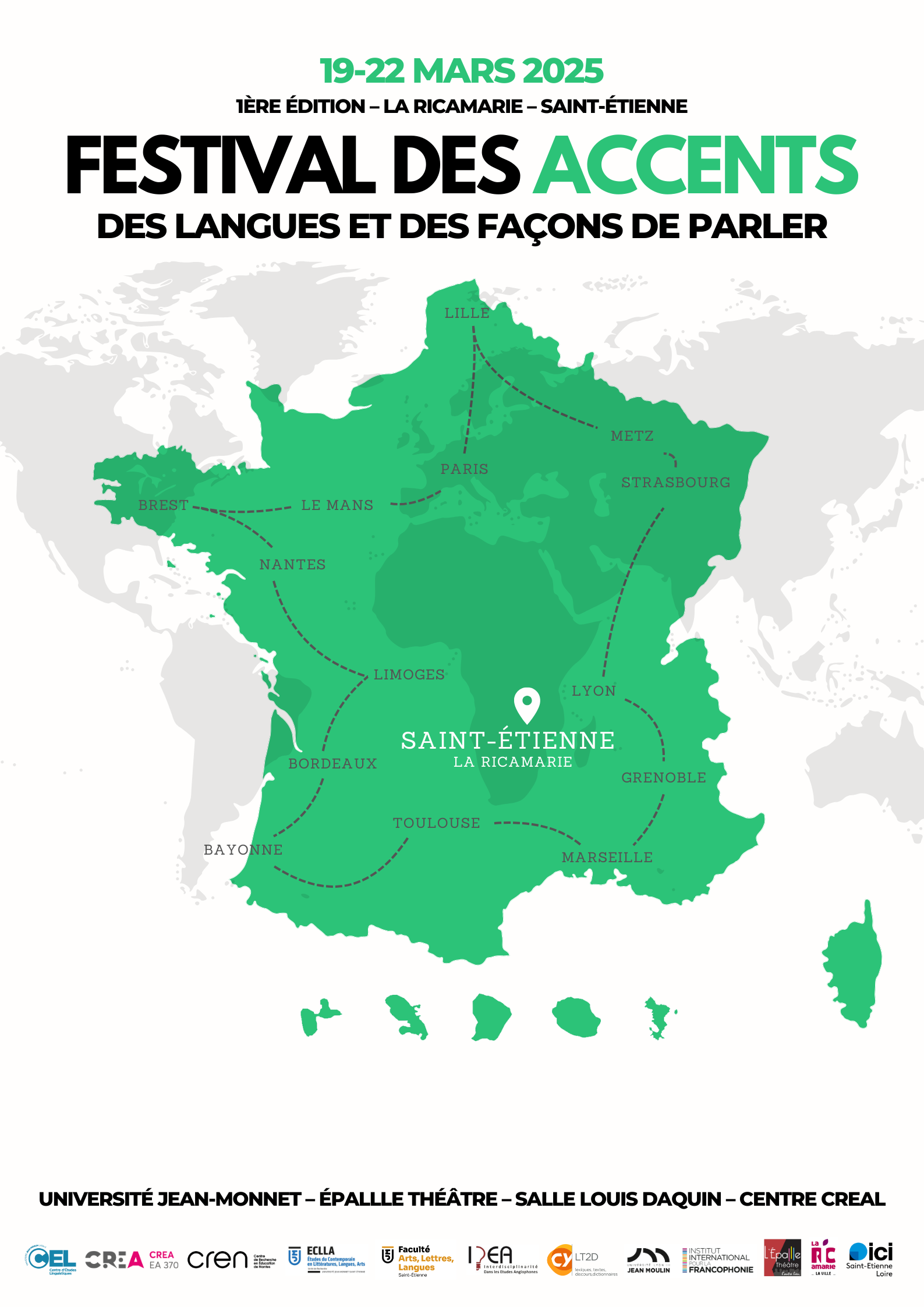 Festival des accents 2025 - affiche