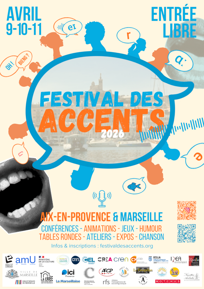 Festival des accents 2026 - affiche