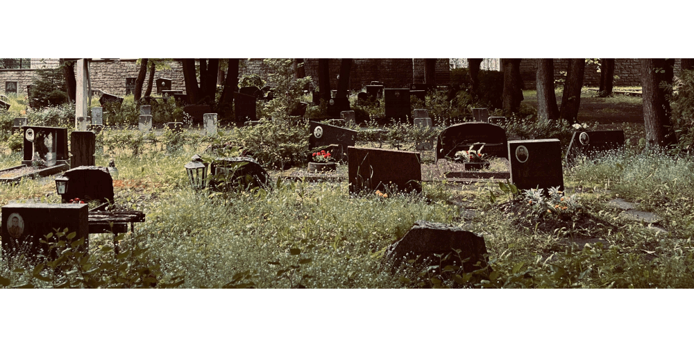 Photographie d'un cimetière